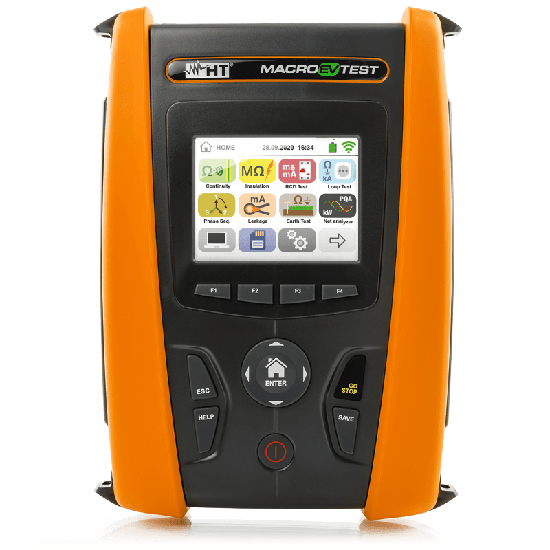 HT Instruments MACROEVTEST - Přístroj pro kontrolu dobíjecích stanic elektrických vozidel a elektrické bezpečnosti