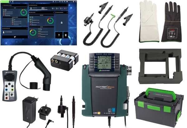 Gossen Metrawatt PROFiTEST MTECH+ IQ E-Mobility-Paket - Tester elektrických instalací, hromosvodů a EVSE