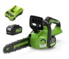 24V pilarka łańcuchowa Greenworks GD24CS30K4 zestaw ładowarka + aku 4Ah