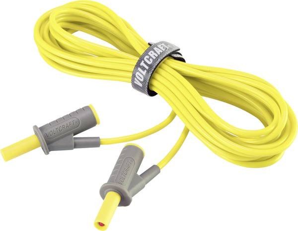 Voltcraft MSB-501 - Měřicí kabel žlutý, 5 m
