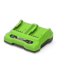 24V ładowarka 2A duální slot Greenworks G24X2UC2
