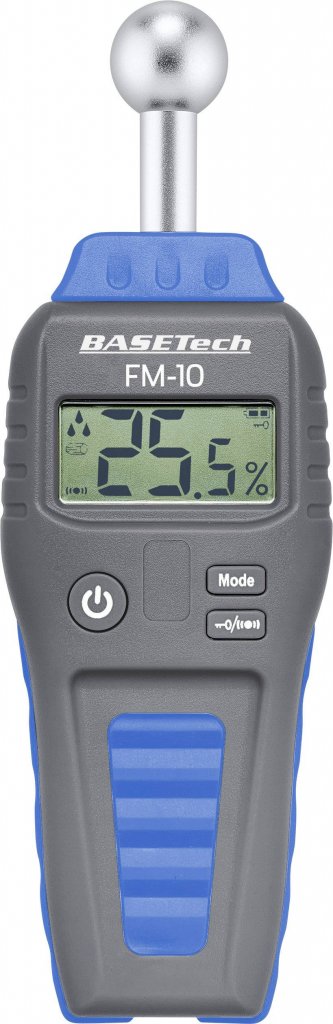 Basetech FM-10 - Měřič vlhkosti dřeva a stavebních materiálů