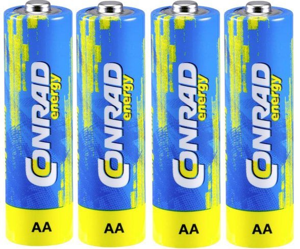Conrad energy typ AA 1.5 V 4ks - Tužková baterie