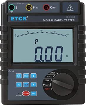 ETCR 3000A - Měřič zemních odporů 3-vodičovou metodou