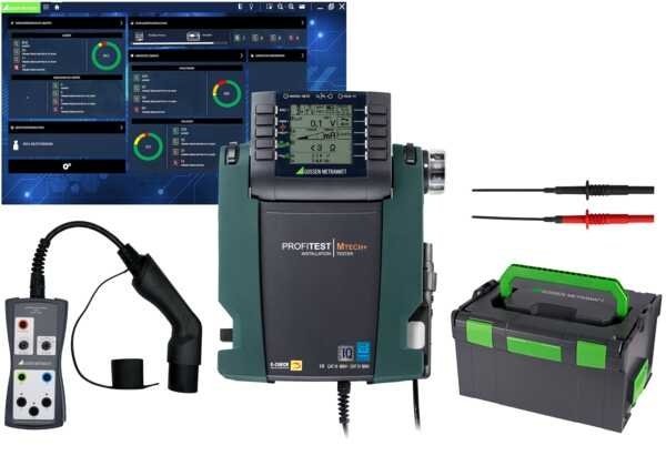 Gossen Metrawatt PROFiTEST MTECH+ IQ EV Basic Paket - Tester elektrických instalací, hromosvodů a EVSE
