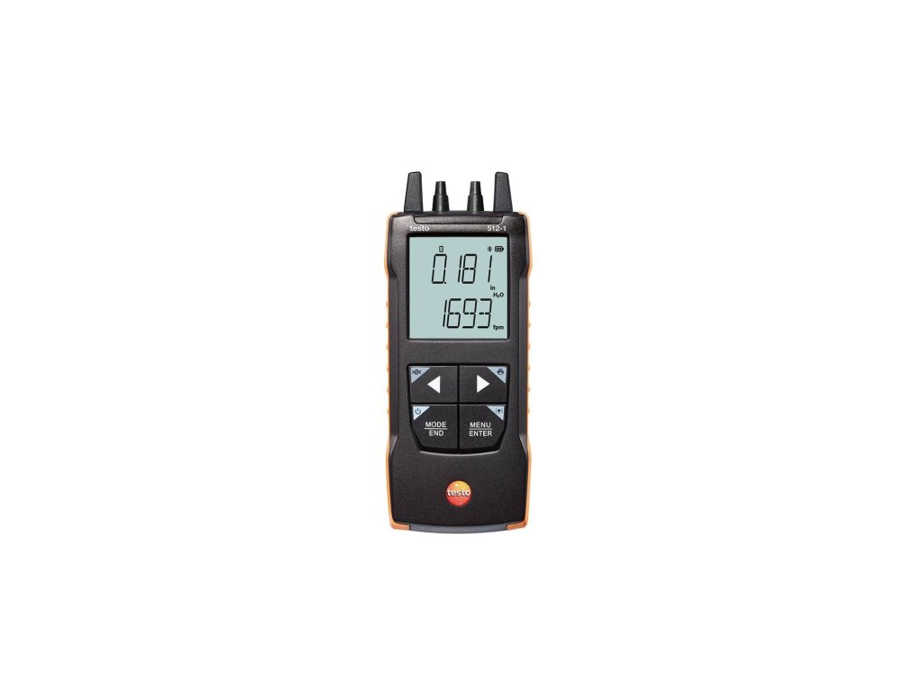 Testo 512-1 - Digitální diferenční tlakoměr s připojením k aplikaci