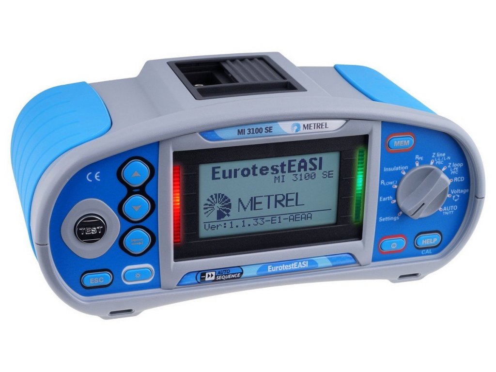 Metrel MI 3100 SE EurotestEASI - Tester elektrických instalací a hromosvodů