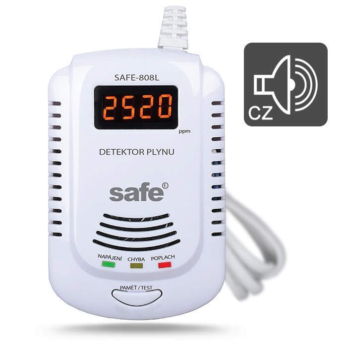 SAFE 808L - Detektor hořlavých a výbušných plynů