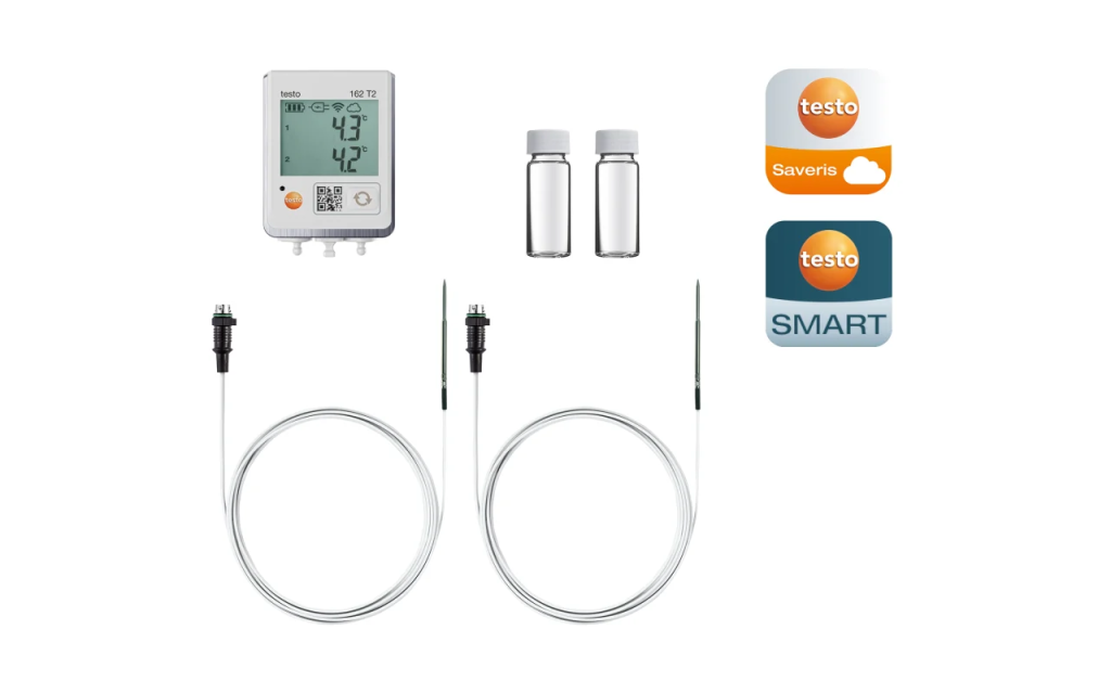 Testo 162 sada pro chladničky - Sada pro sledování teploty v chladničkách
