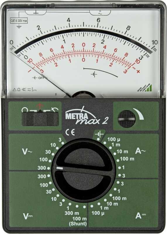 Gossen Metrawatt METRAmax2 - Analogový multimetr pro tréninkové aplikace