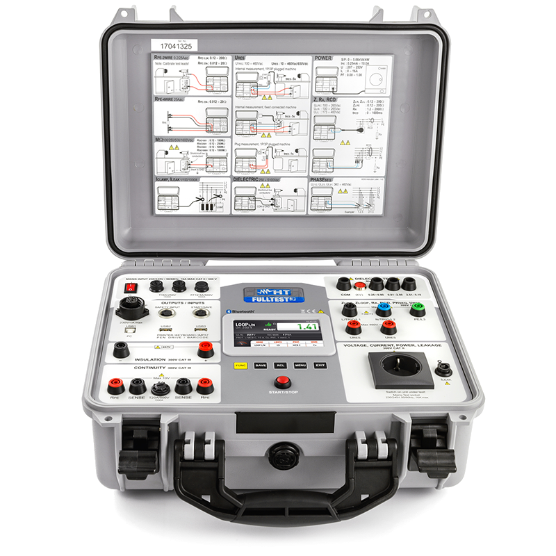 HT Instruments FULLTEST3 - Multifunkční tester bezpečnosti elektrických strojů, rozvaděčů a el. zařízení