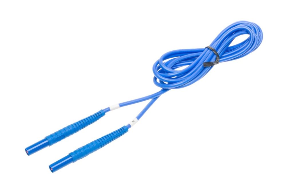 Sonel 2,2 m modrý kabel 1 kV (banánkové zástrčky)