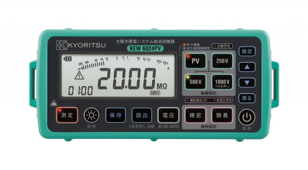 Kyoritsu KEW 6024 PV - Měřič izolace