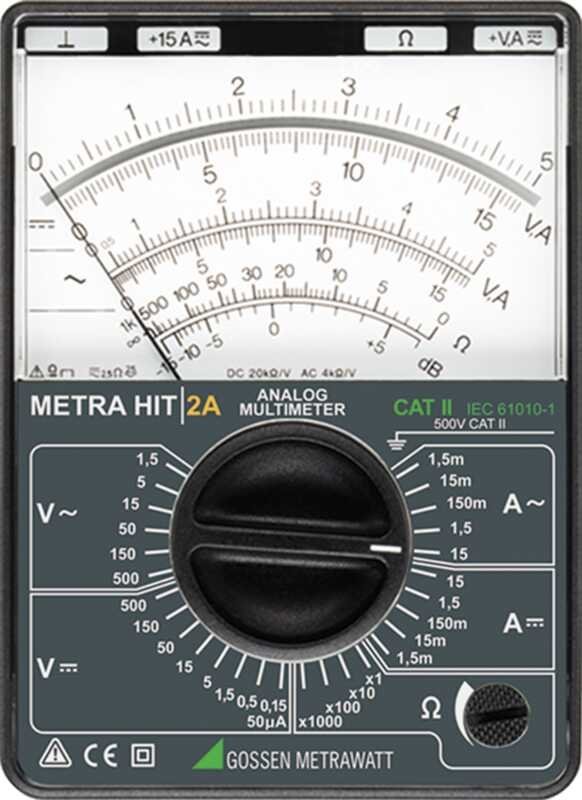 Gossen Metrawatt METRAHit 2A - Analogový multimetr pro elektrické aplikace