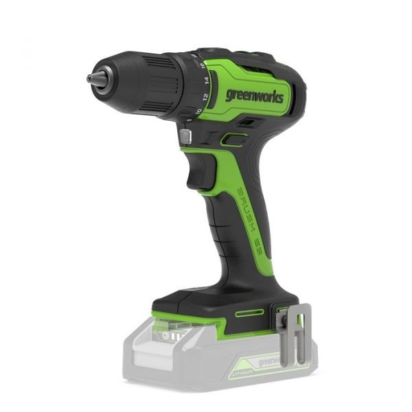 24V akumulátorový vrtací šroubovák Greenworks GD24DD35