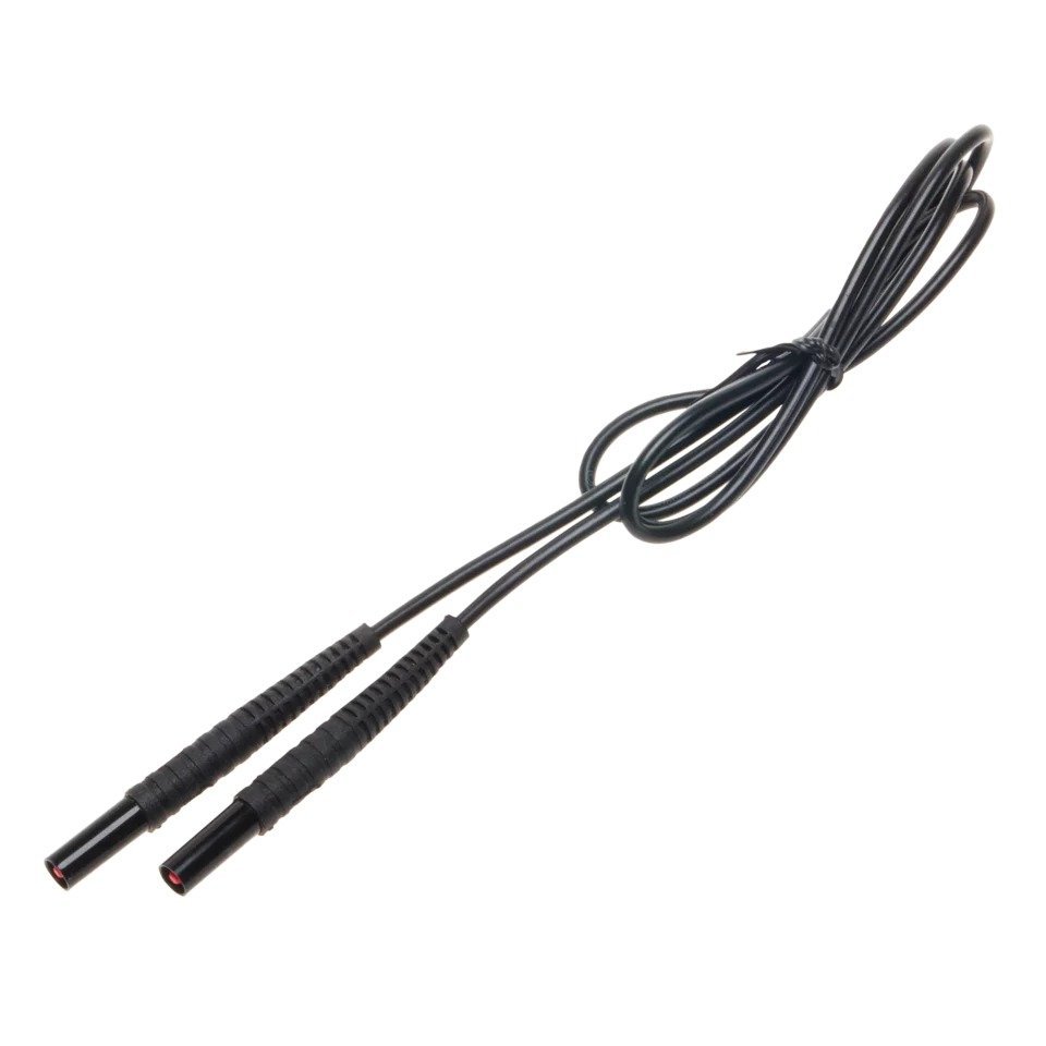 Sonel 1,2 m černý kabel 1 kV (2,5 mm2 / banánky)