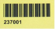 ILLKO P 9060 - Samolepící identifikační štítky s čárovým kódem
