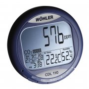 Wöhler CDL 110 - Měření oxidu uhličitého (CO2), teploty a vlhkosti vzduchu v místnosti