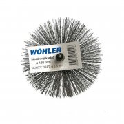 Wöhler kartáč pro čištění kouřovodu, nerez vlnitý drát, závit M12 ø 150 mm