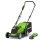 24V sekačka na trávu 33 cm Greenworks nabíječka GD24LM33K4 + sada baterií 4 Ah