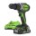 Aku vrtačka 24V Greenworks GD24DD35K2 + baterie 2Ah + pouzdro